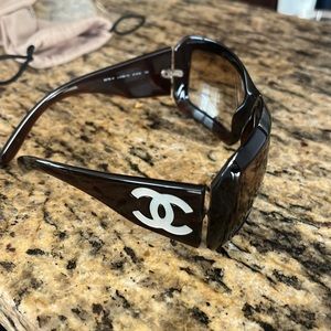 Chanel mother of pearl sunglasses